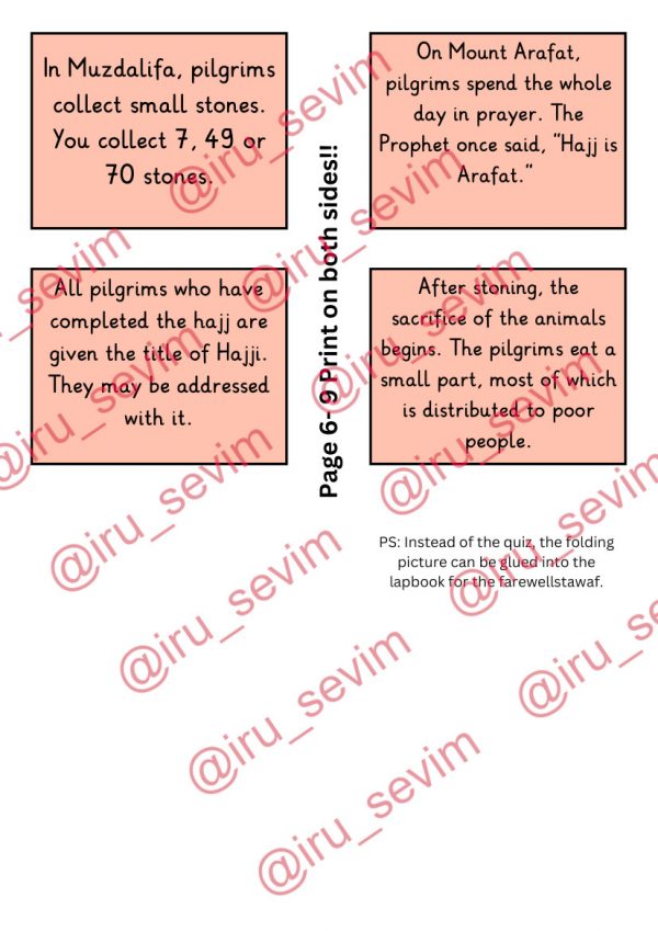 Lapbook Hajj (English) [Digital] – Bild 10