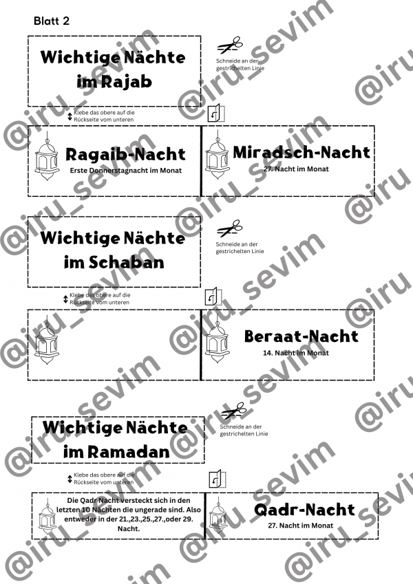 Lapbook - Die drei gesegneten Monate [Digital] – Bild 6