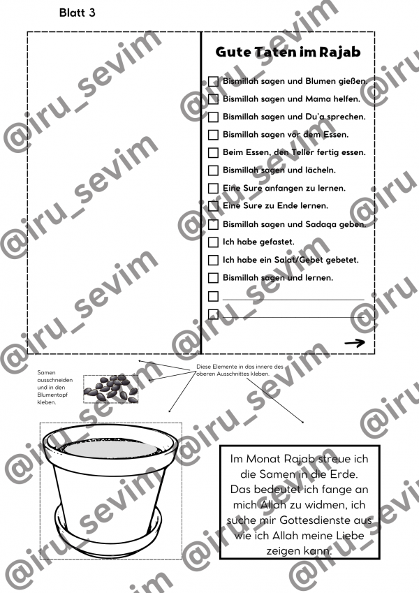 Lapbook - Die drei gesegneten Monate [Digital] – Bild 5