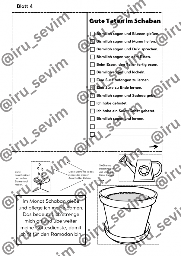 Lapbook - Die drei gesegneten Monate [Digital] – Bild 4