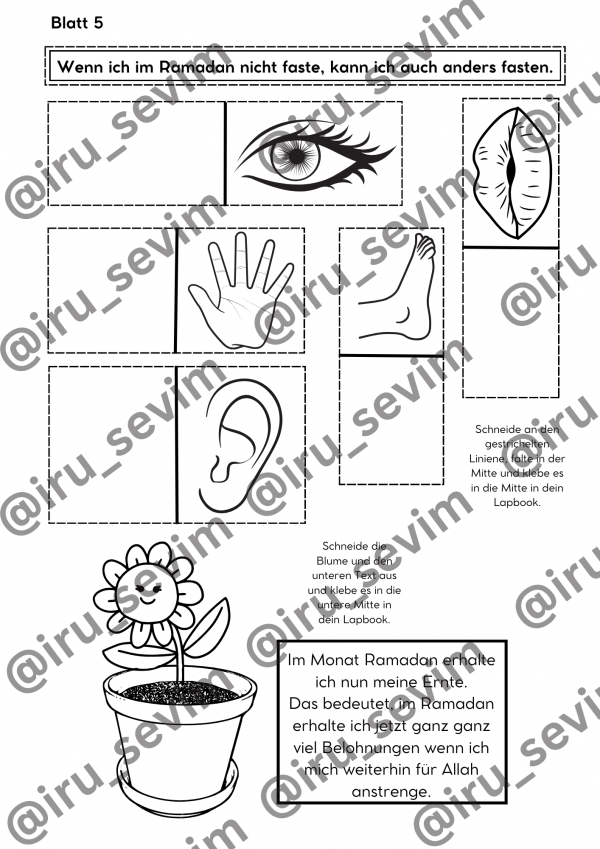 Lapbook - Die drei gesegneten Monate [Digital] – Bild 3