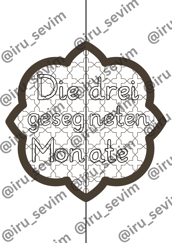 Lapbook - Die drei gesegneten Monate [Digital] – Bild 2