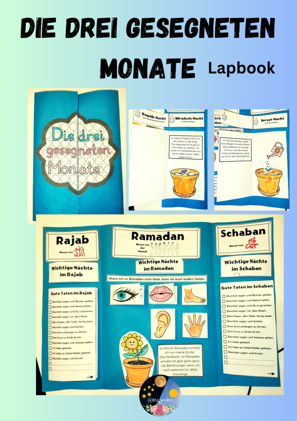 Lapbook - Die drei gesegneten Monate [Digital]